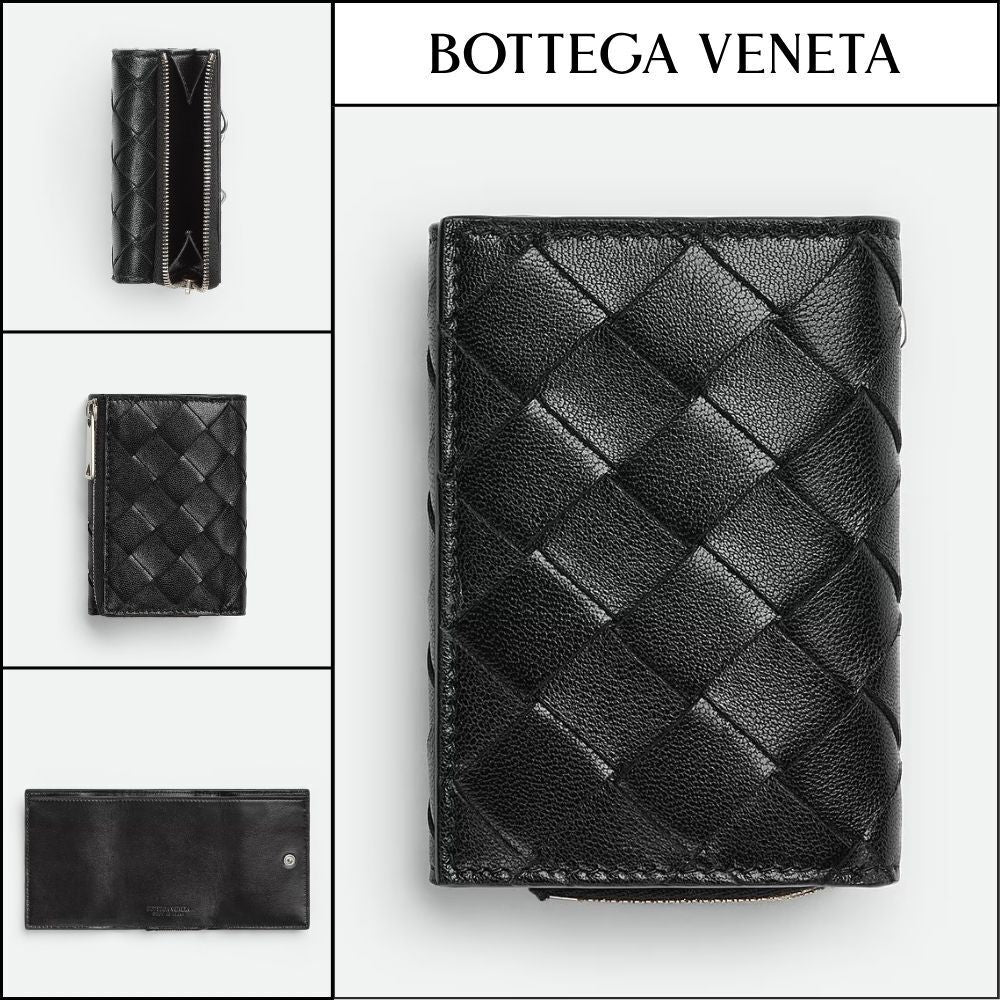 【BOTTEGA VENETA】Intrecciato Tiny Tri-fold Wallet