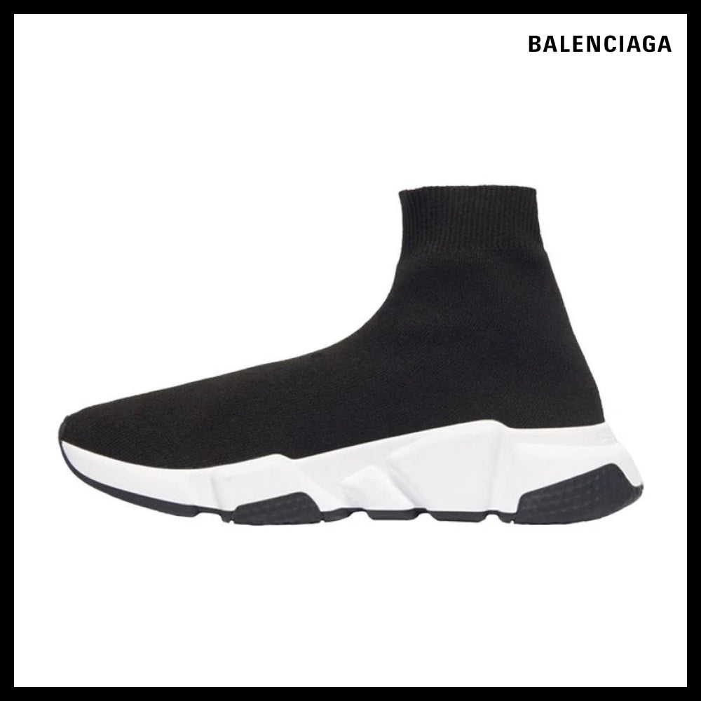 【BALENCIAGA】Speed Recycled Knit Graffiti Sneaker Black