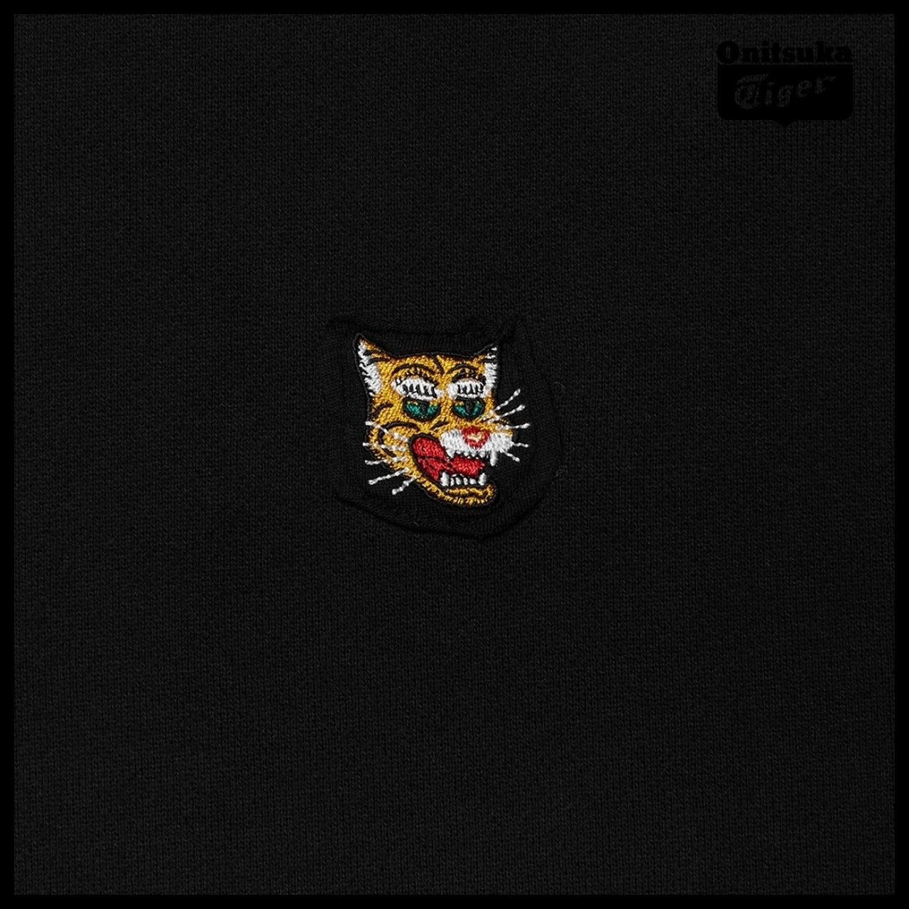 【ONITSUKA TIGER】Tiger patch sweatshirt
