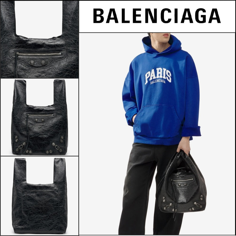 【BALENCIAGA】LE CARGO SHOPPER TOTE BAG - BLACK