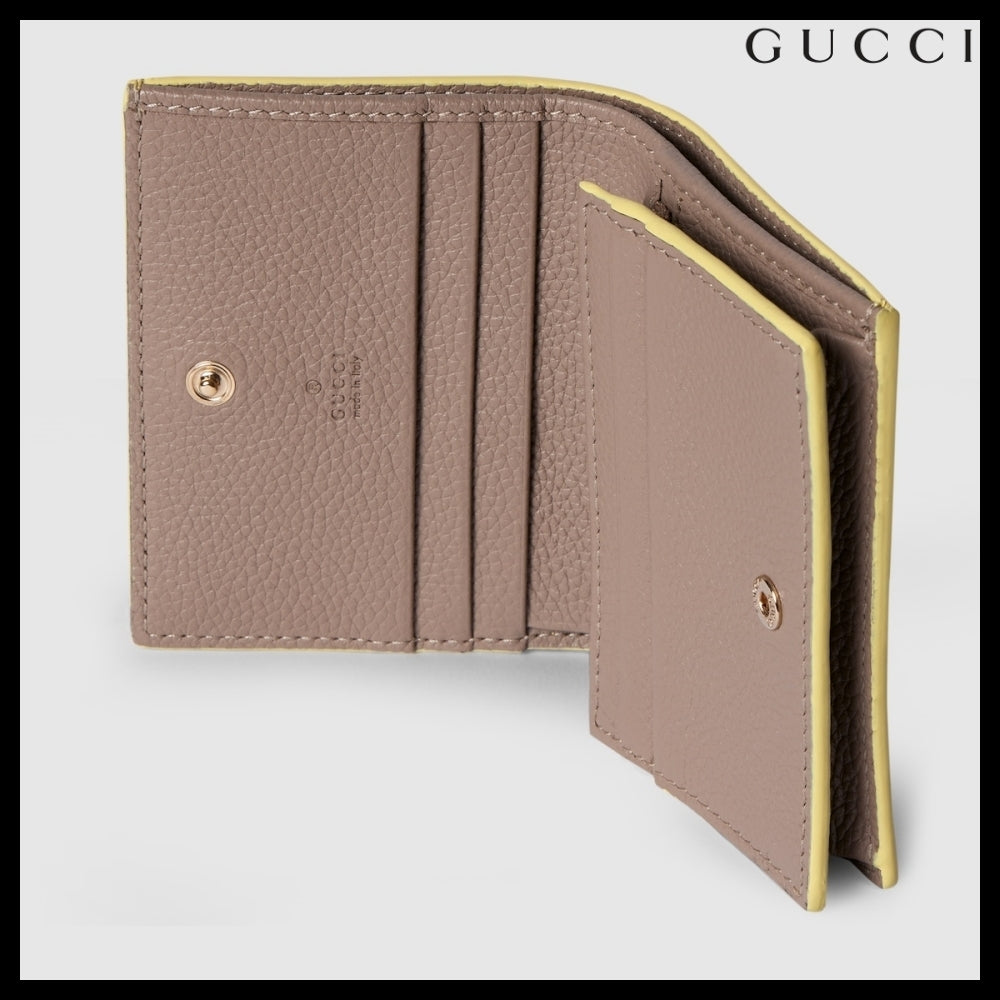 【GUCCI】Brown GG Marmont Small Wallet