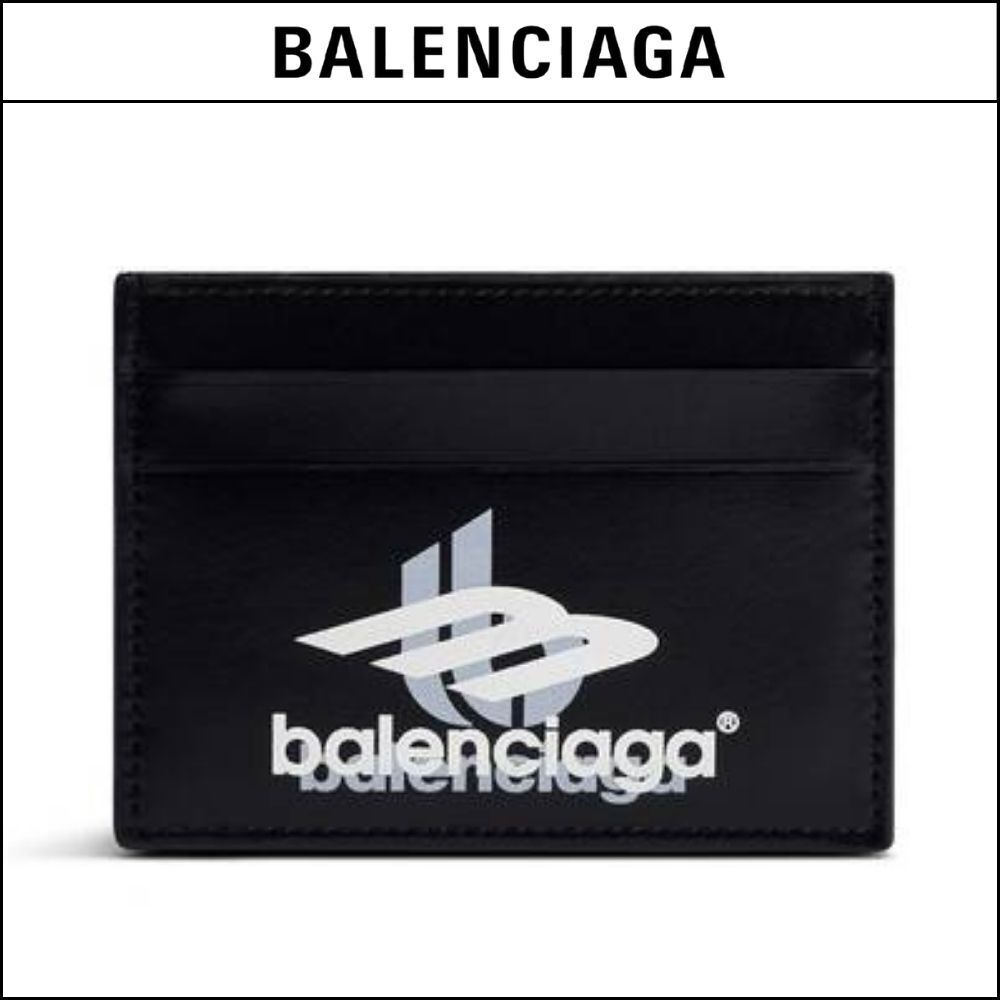 【BALENCIAGA】CASH CARD HOLDER IN BLACK AND WHITE SHINY BOX