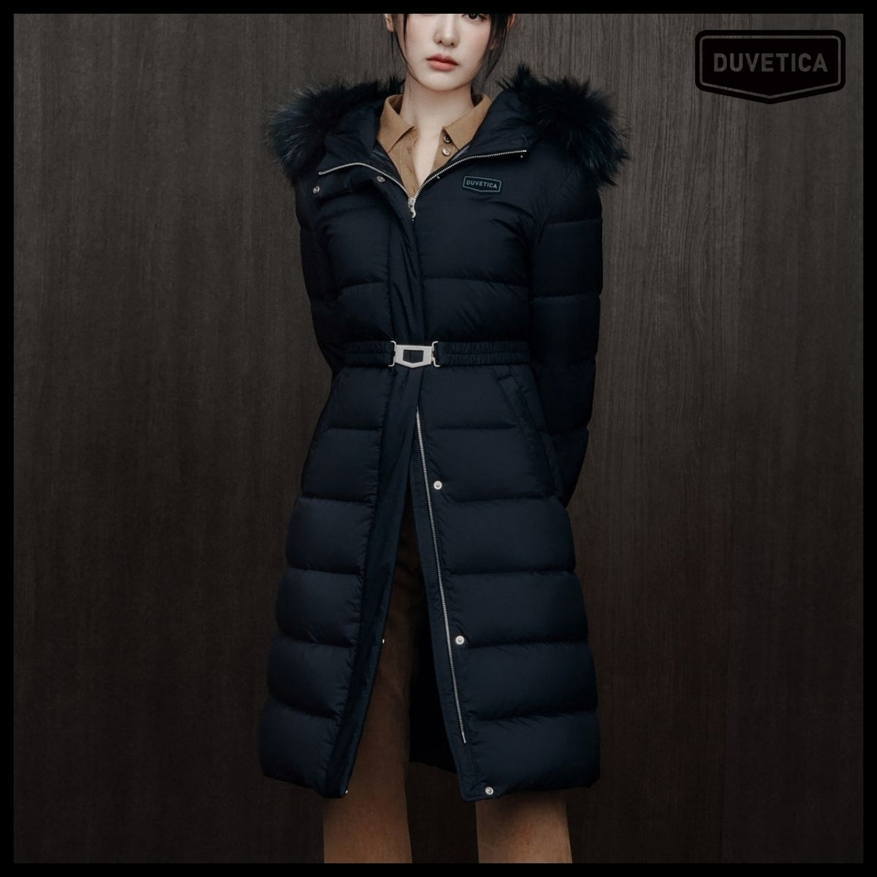 【DUVETICA】Maratea - Black Womens Down Jacket