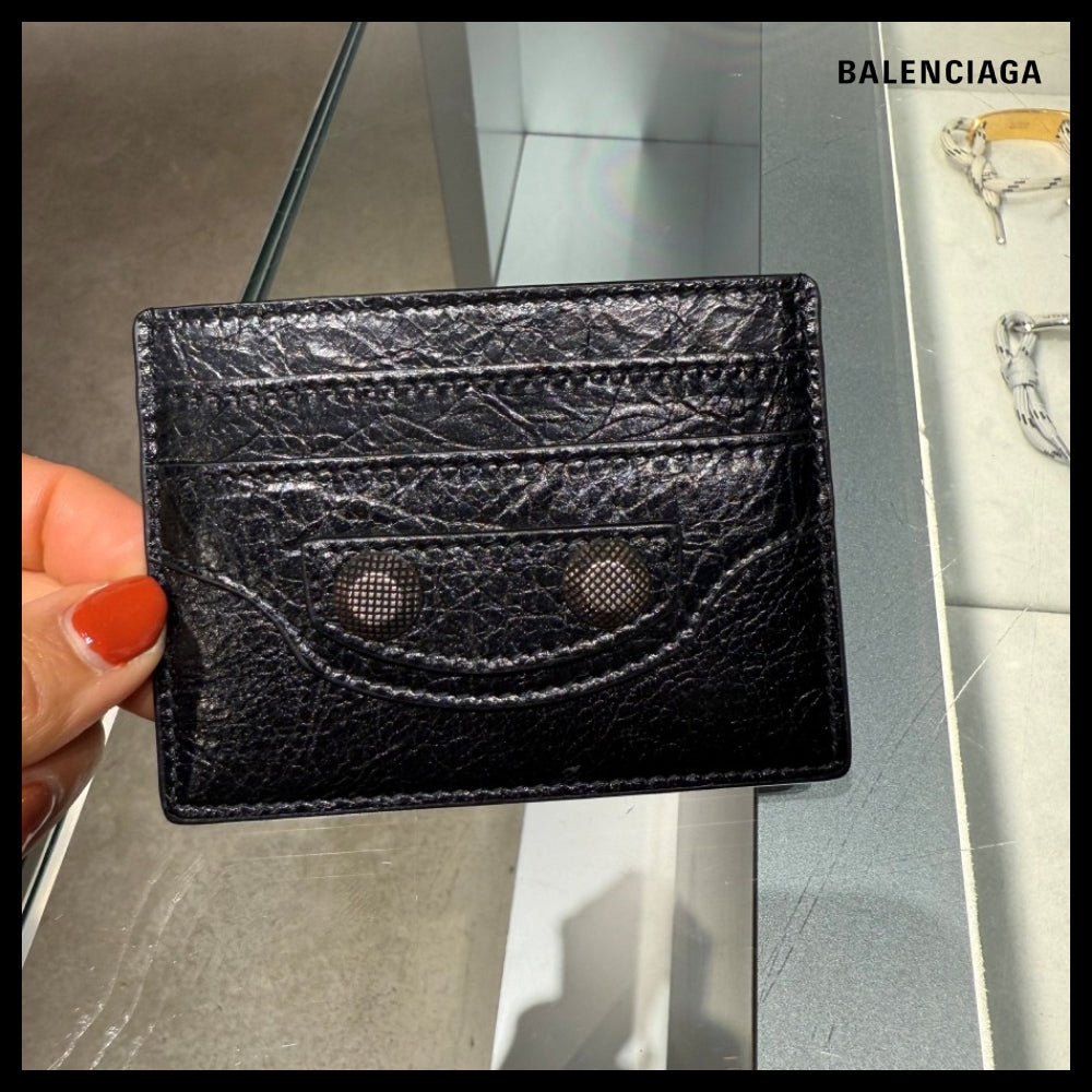 【BALENCIAGA】Le Cagole Card Holder Wallet Black