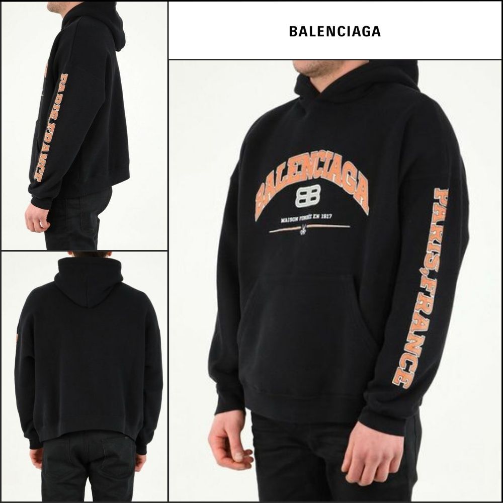 【BALENCIAGA】Maison Balenciaga Hoodie Wide Fit