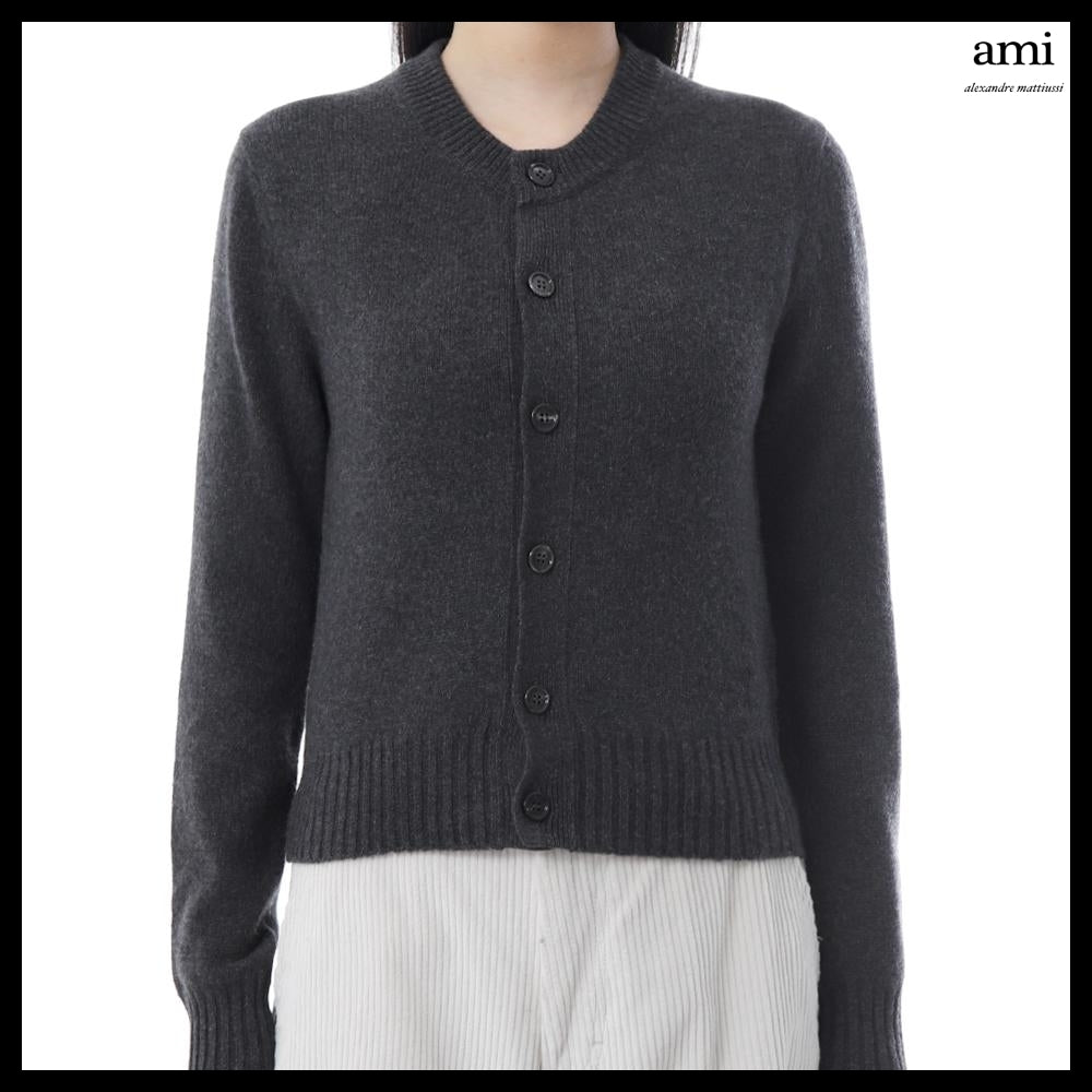 【AMI】Cashmere Ami de Coeur Cardigan