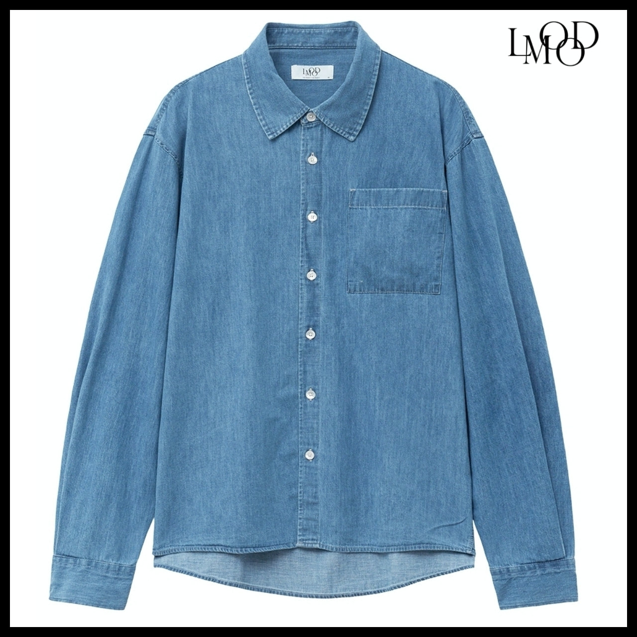 【LMOOD】TIMELESS DENIM SHIRT SALT BLUE