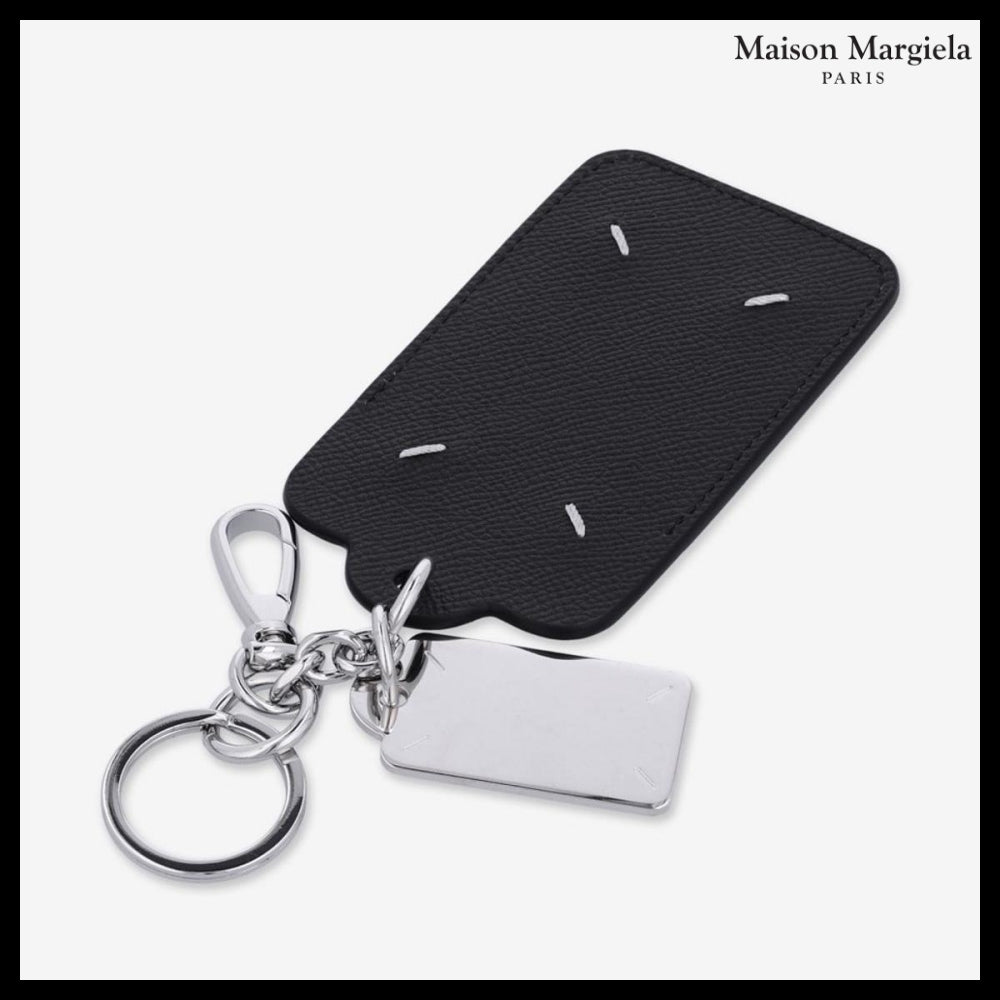 【Maison Margiela】Logo Double Tag Keyring & Card Holder
