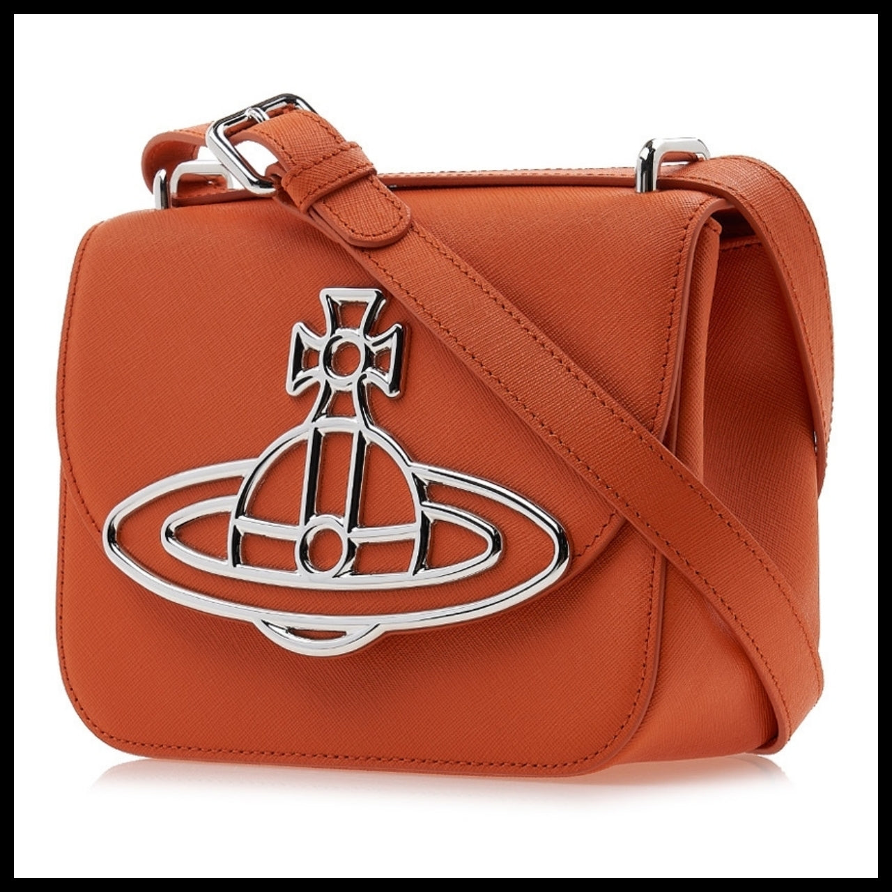 【Vivienne Westwood】Saffiano Linda Crossbody Orb Classic