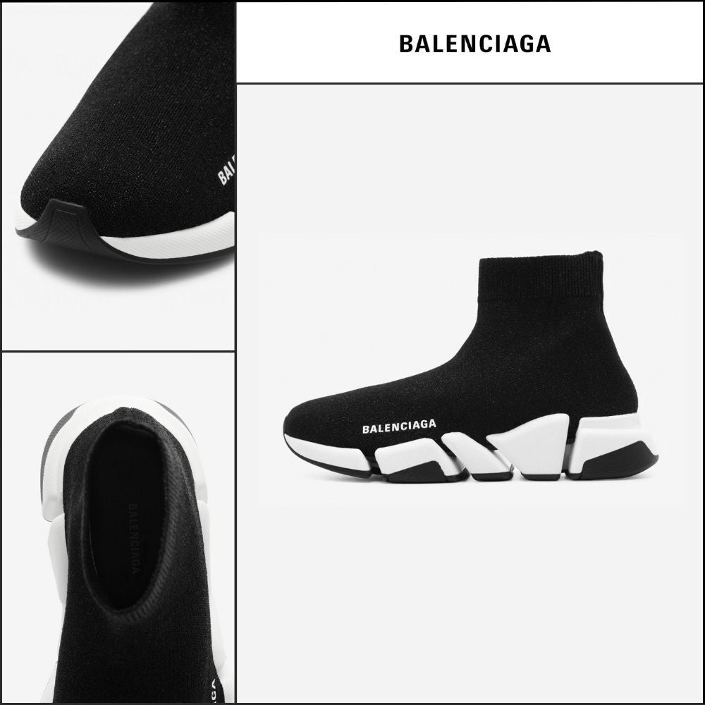 【BALENCIAGA】Speed 2.0 Sneaker White Black