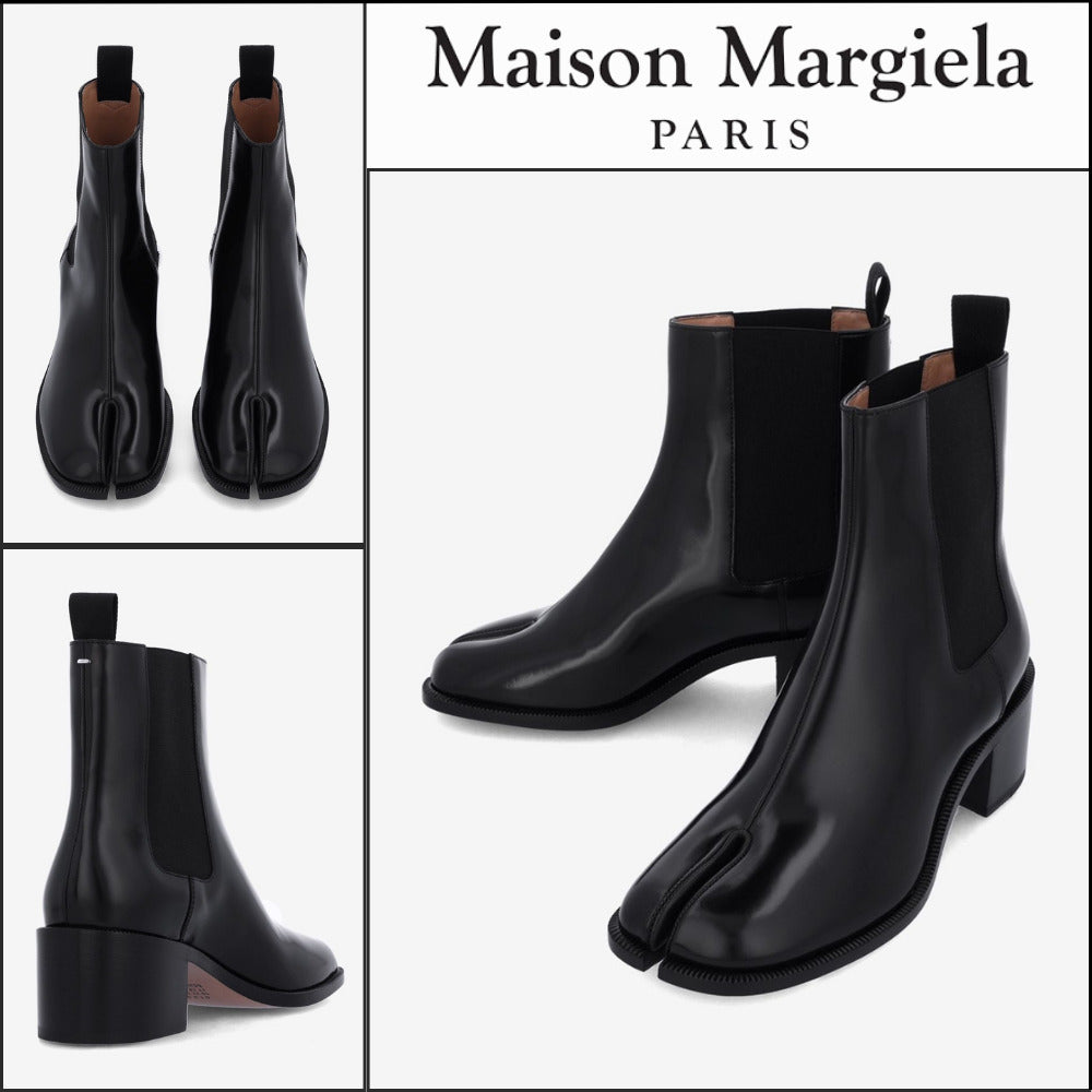 【Maison Margiela】Tabi City Chelsea Boots Black