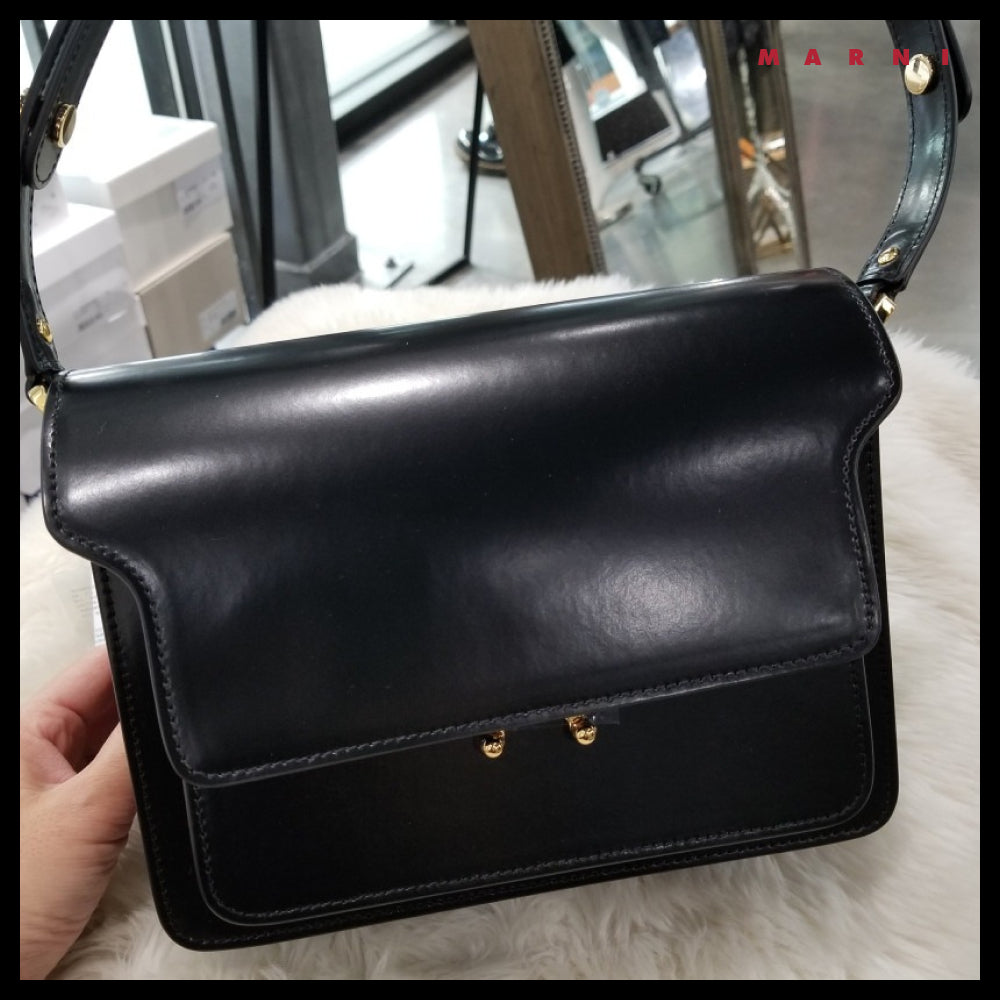 【MARNI】Glossy Medium Trunk Bag