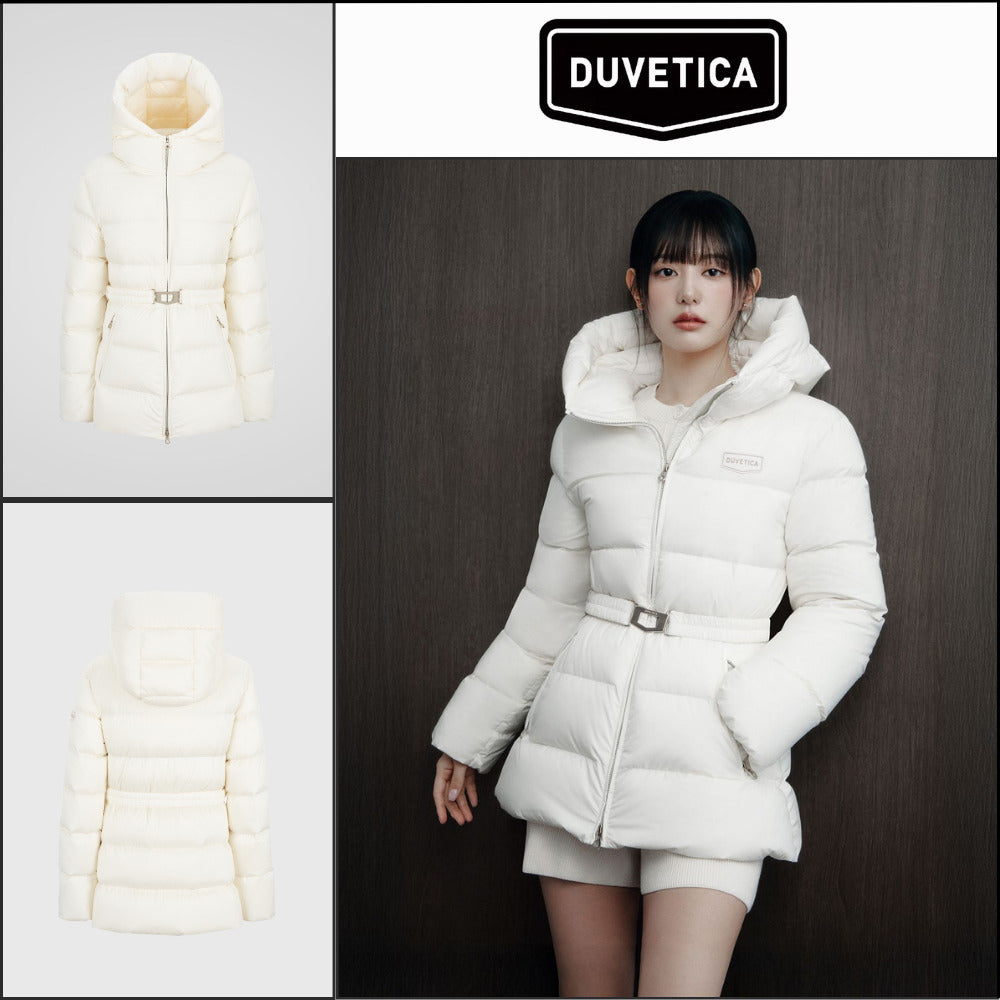 【DUVETICA】Maratea Mid - Cream Womens Down Jacket
