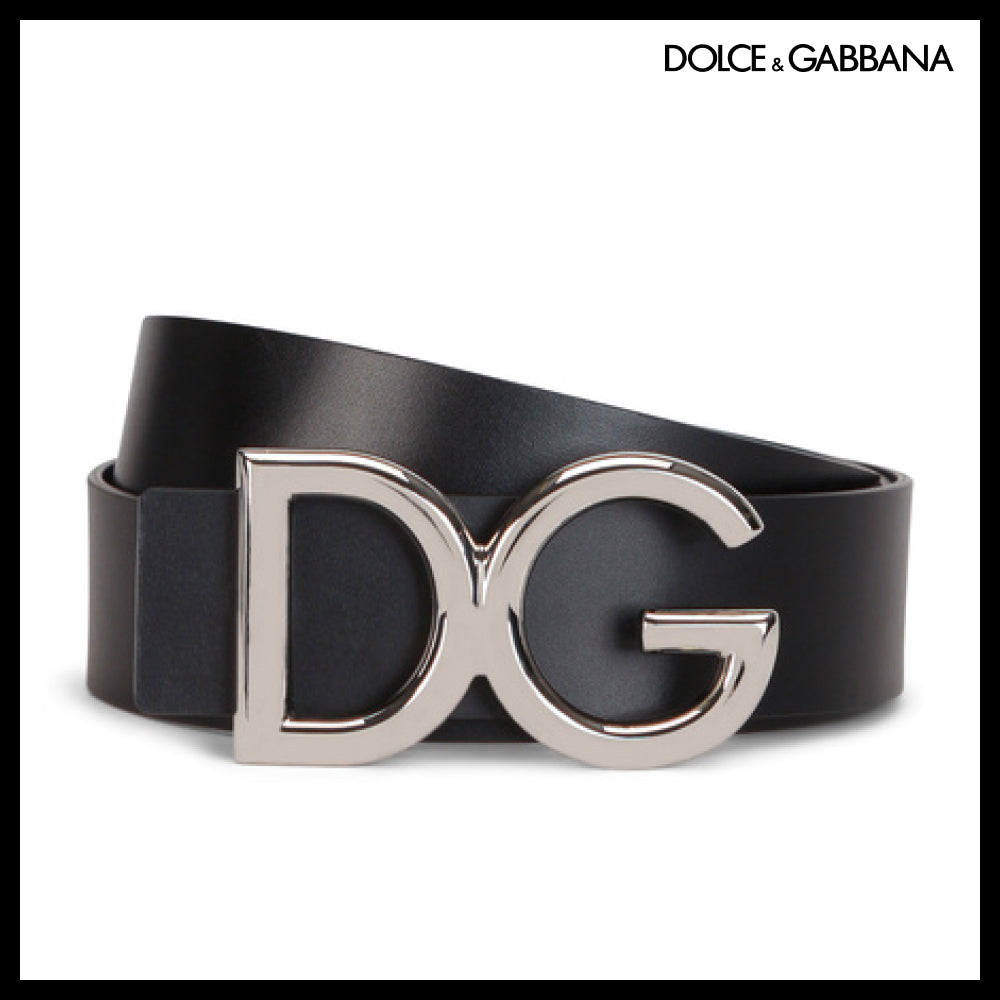 ★Dolce & Gabbana アウトレット セール ★LEATHER BELT WITH DG