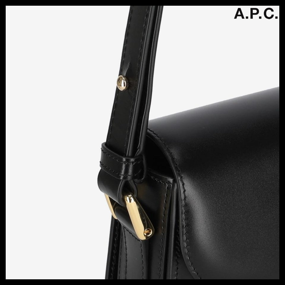 【A.P.C.】Small Myco Cabas Tote Bag Black