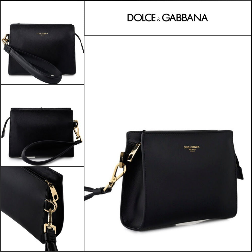 【アウトレット 正規品】Dolce & Gabbana - Black Logo Strap