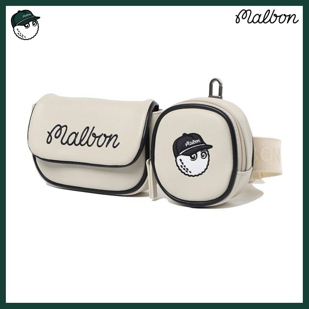 【MALBON GOLF】 TWO POCKET BELT BAG 2COLORS