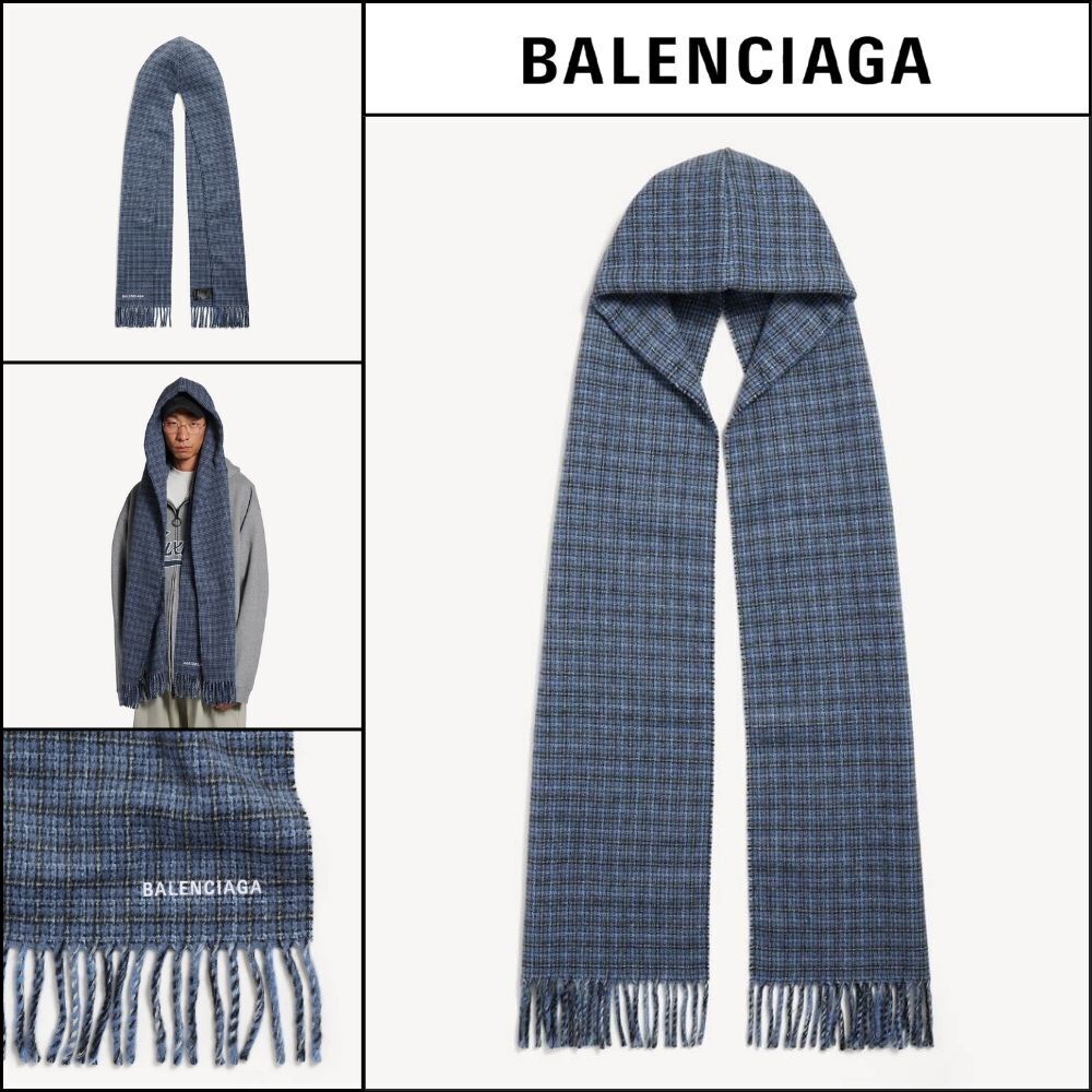 【BALENCIAGA】Hooded Scarf