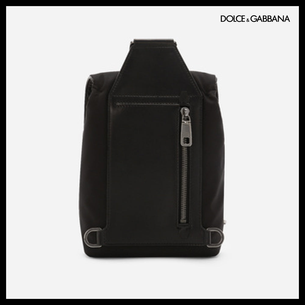 【Dolce & Gabbana】NYLON BELT BAG Black