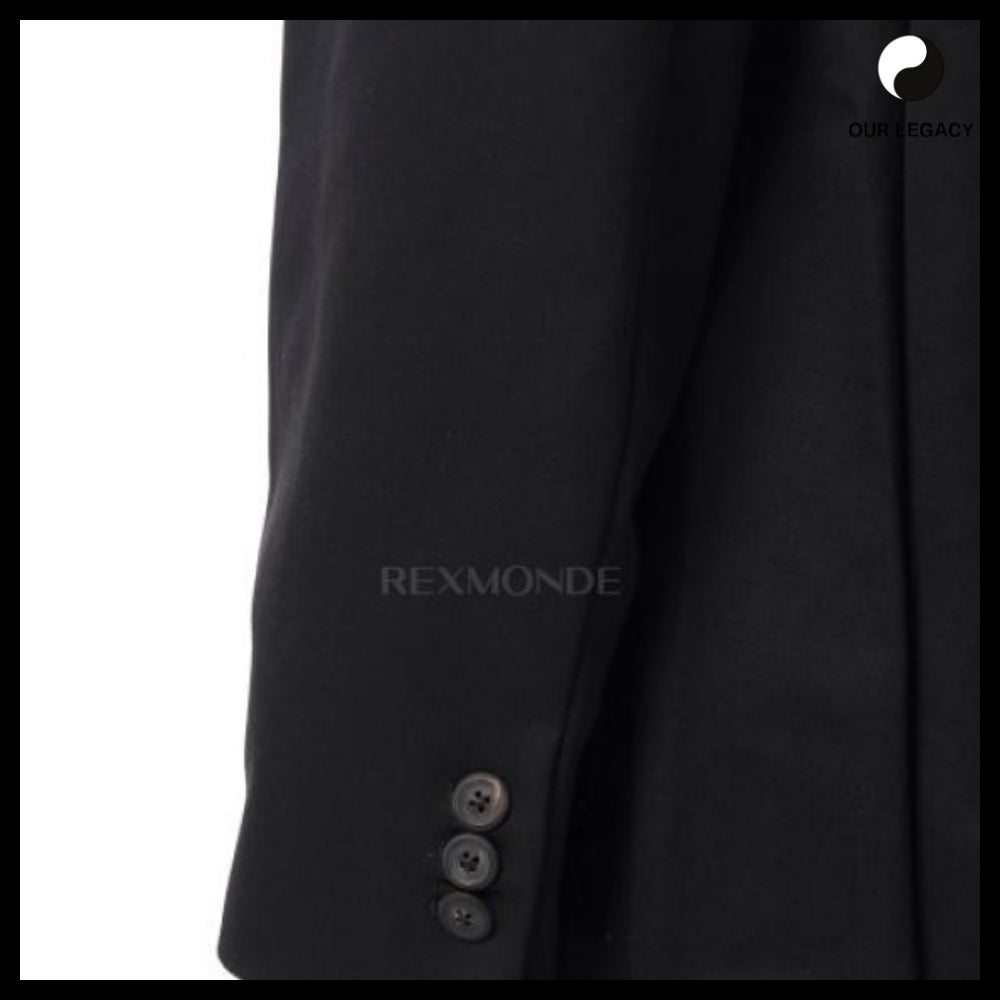 ◆OUR LEGACY◆25FW Robe Overcoat Onyx Black Tech Sateen