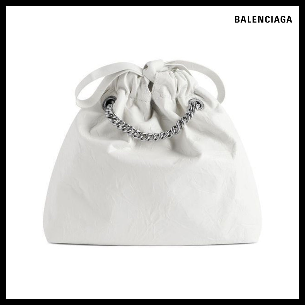 ★BALENCIAGAアウトレット セール ★Crush XS Tote Bag in White