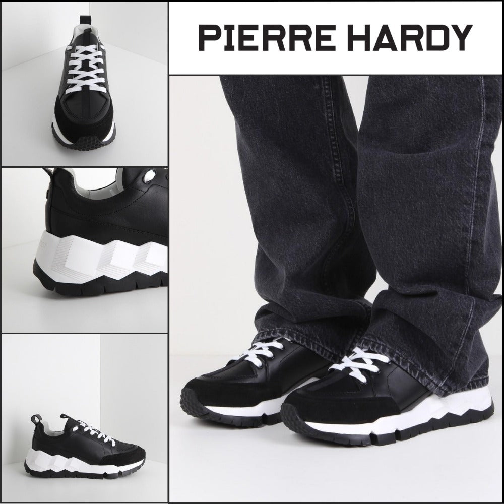 【Pierre Hardy】STREET LIFE Black Sneakers QX02Z