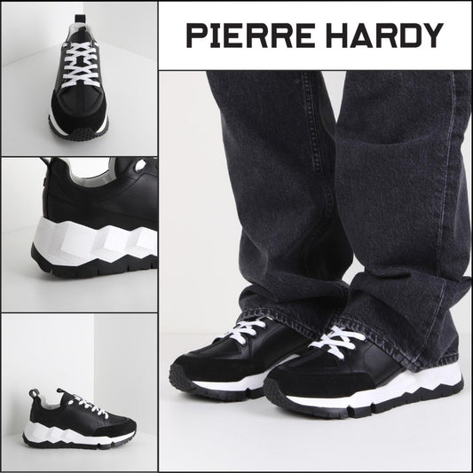 【Pierre Hardy】STREET LIFE Black Sneakers QX02Z
