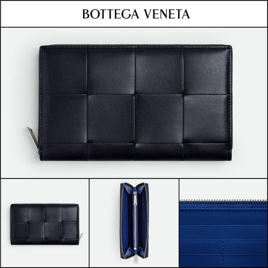 【韓国百貨店 BOTTEGA VENETA】Intrecciato Zip-Around Wallet