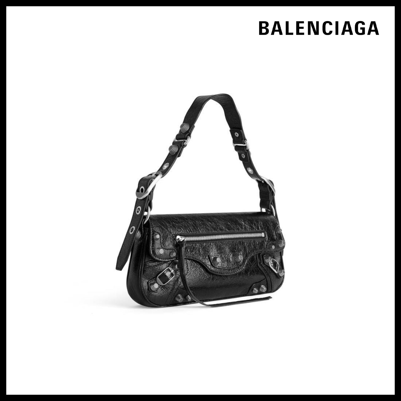 【BALENCIAGA】Le Cagole Small Sling Bag Black