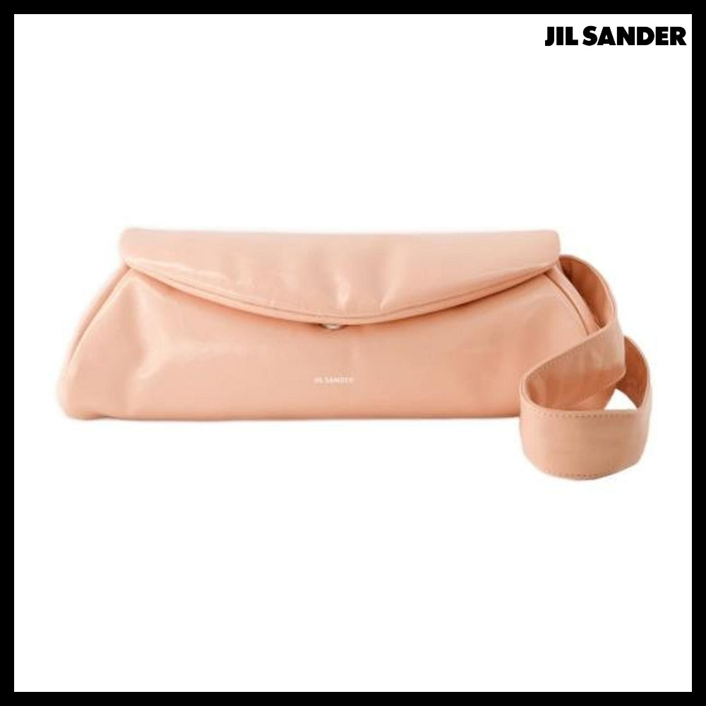 【正規品】【Jil Sander】Peach Pearl Pink Crossbody Bag