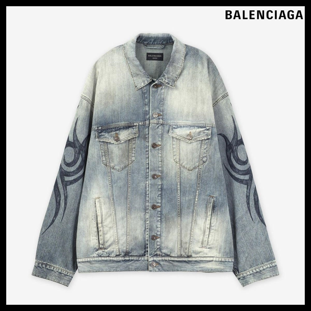 【BALENCIAGA】Oversized Jacket Stain