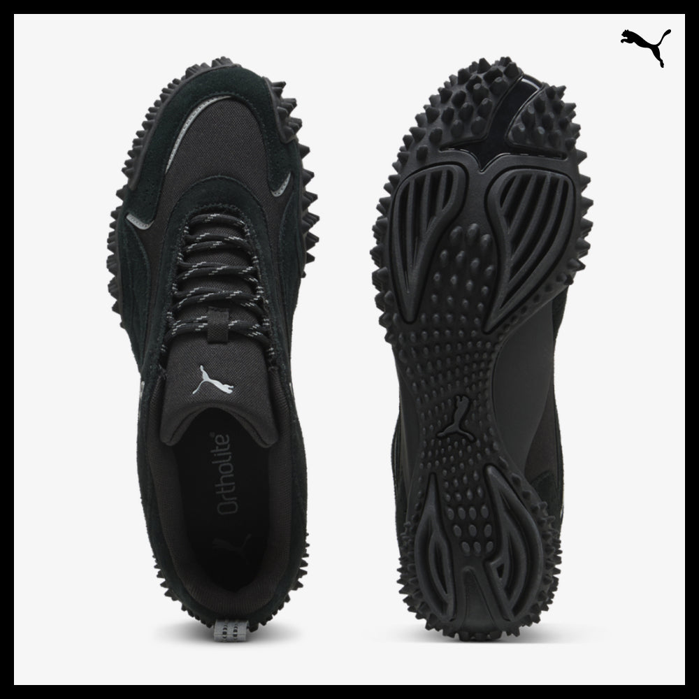 【PUMA】Mostro XC Prime Black Flat Mid Grey Sneakers