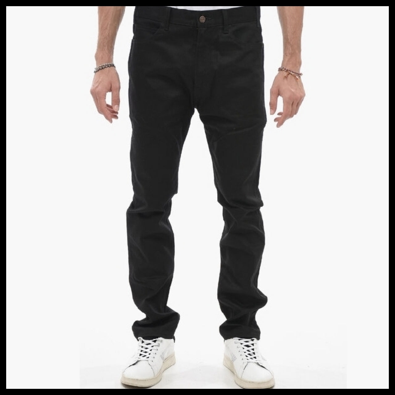 【CELINE】Slim Fit Cotton Denim Pants