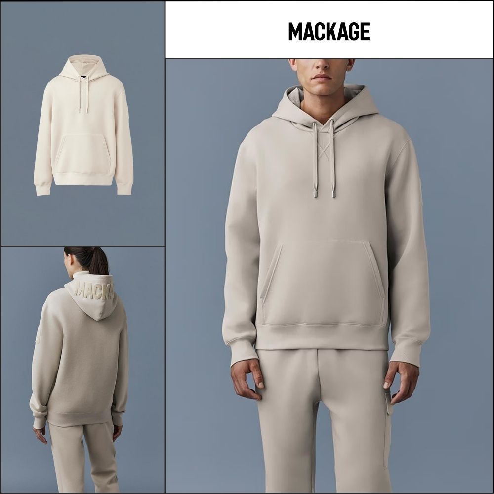 【Mackage】KRYS-R Chris R Hooded Sweatshirt Beige
