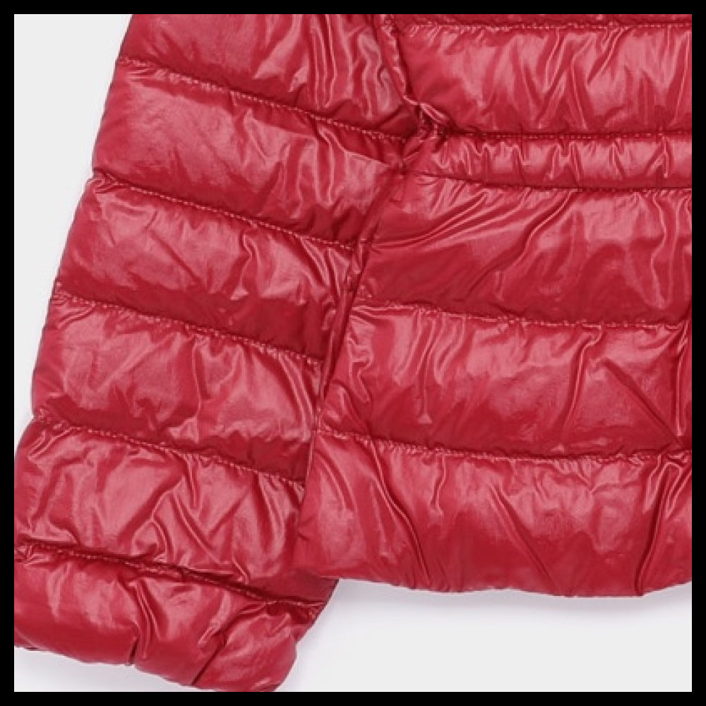 【MONCLER】Patch logo hooded padded girls jacket
