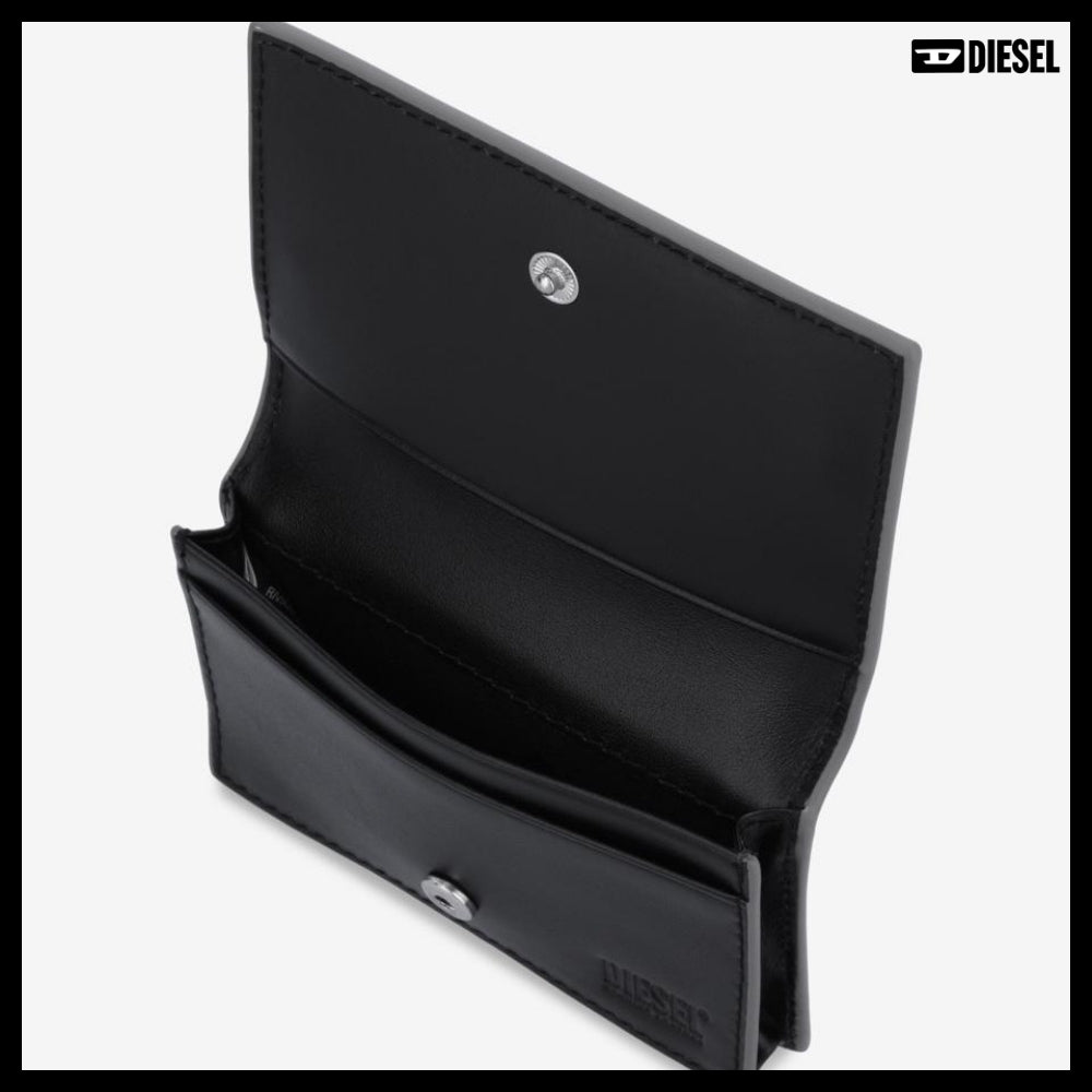 【DIESEL】1DR IV Card Holder Silver