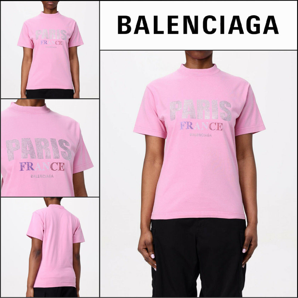 ★Balenciaga アウトレット セール★ Paris Strass T-Shirt