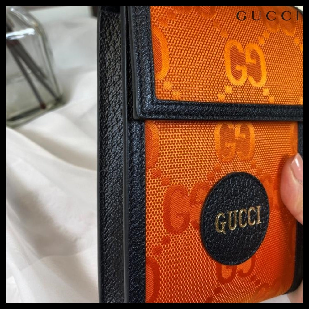 【GUCCI】 オフ ザ グリッド ミニバッグ オレンジ