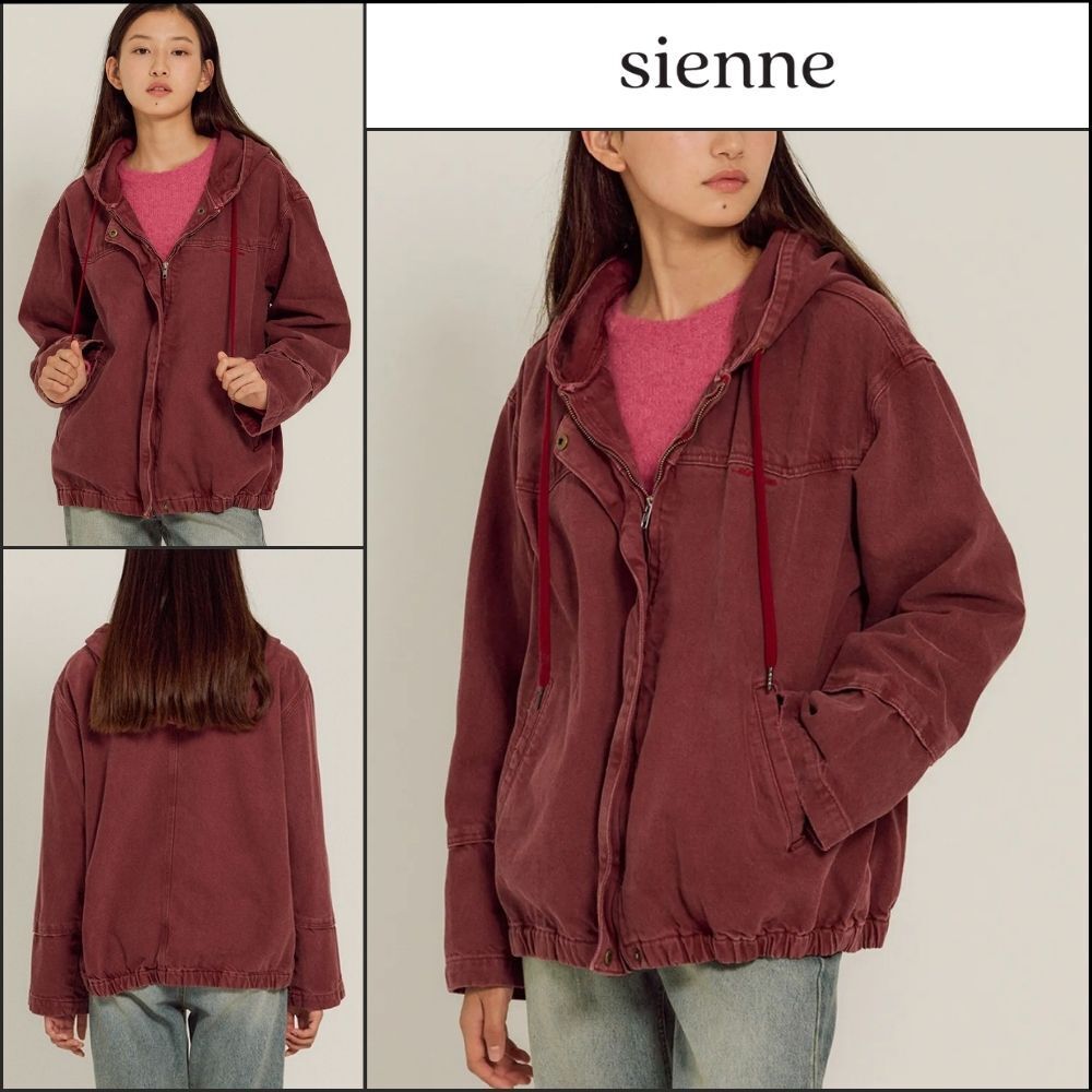 【SIENNE】Elvis Work Jacket Burgundy