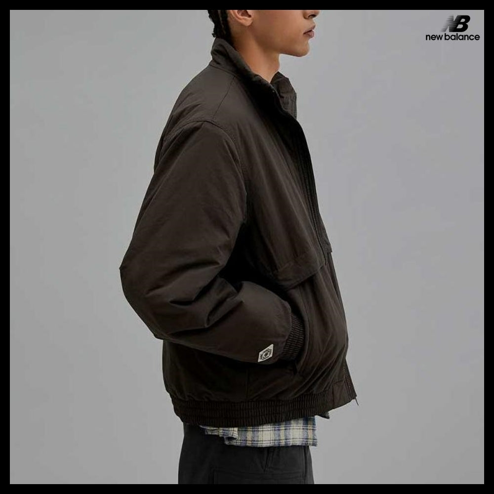【New Balance】Unisex Heritage Stand Neck Jacket 2Colors