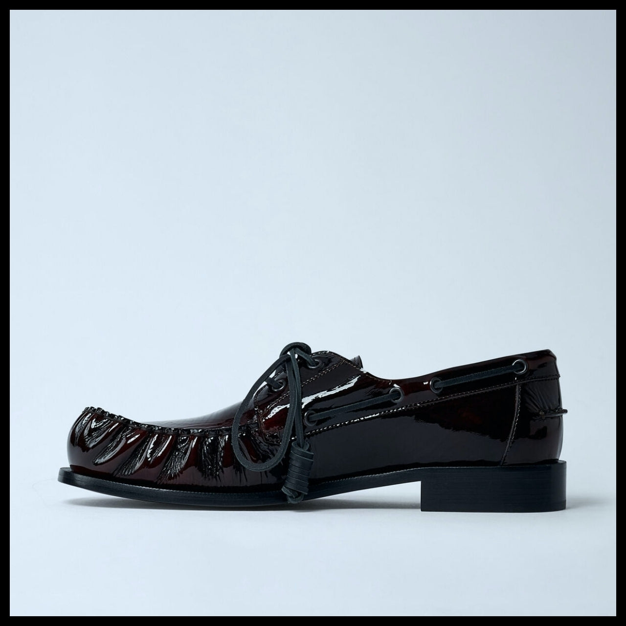 【DRIES VAN NOTEN】Patent Lace-up Shoes