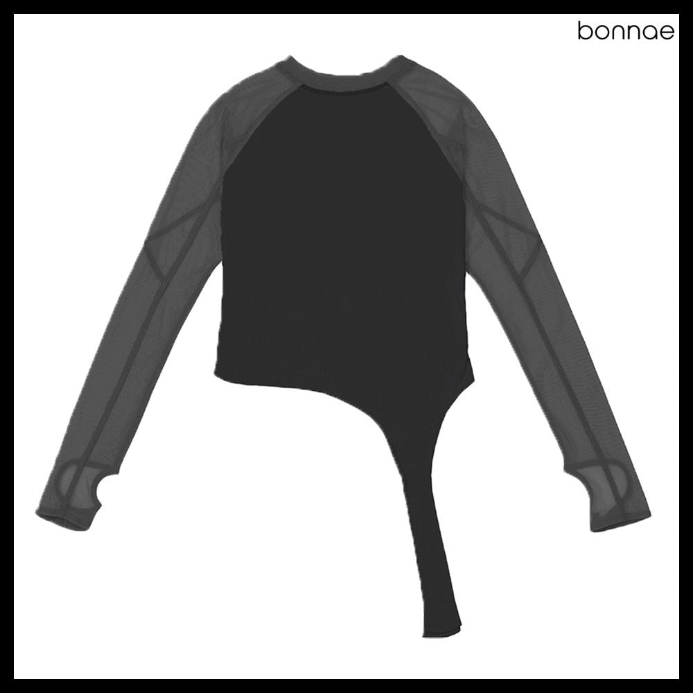 【Bonnae】Women's Mesh Top 2Colors