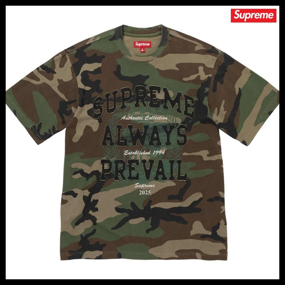 【Supreme】Always Prevail Short Sleeve Top Woodland Camo