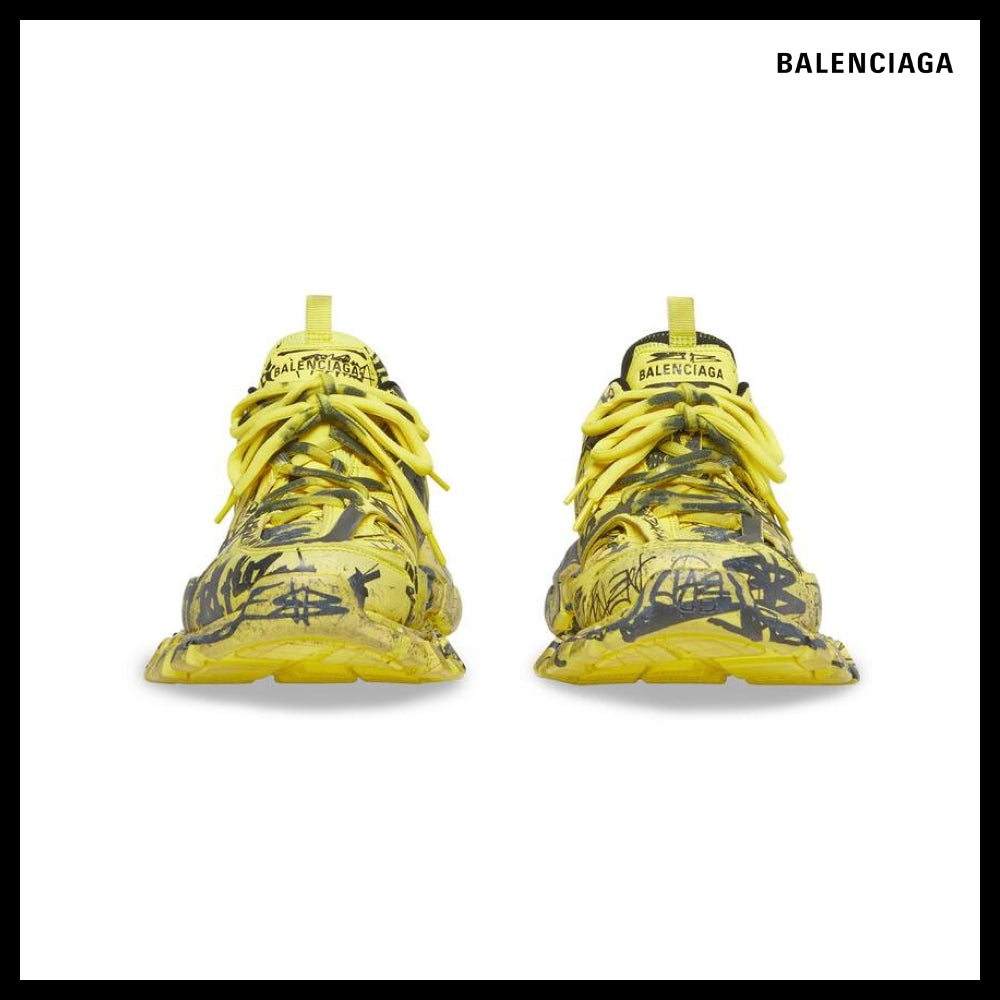 【BALENCIAGA】Track Graffiti Sneaker Yellow