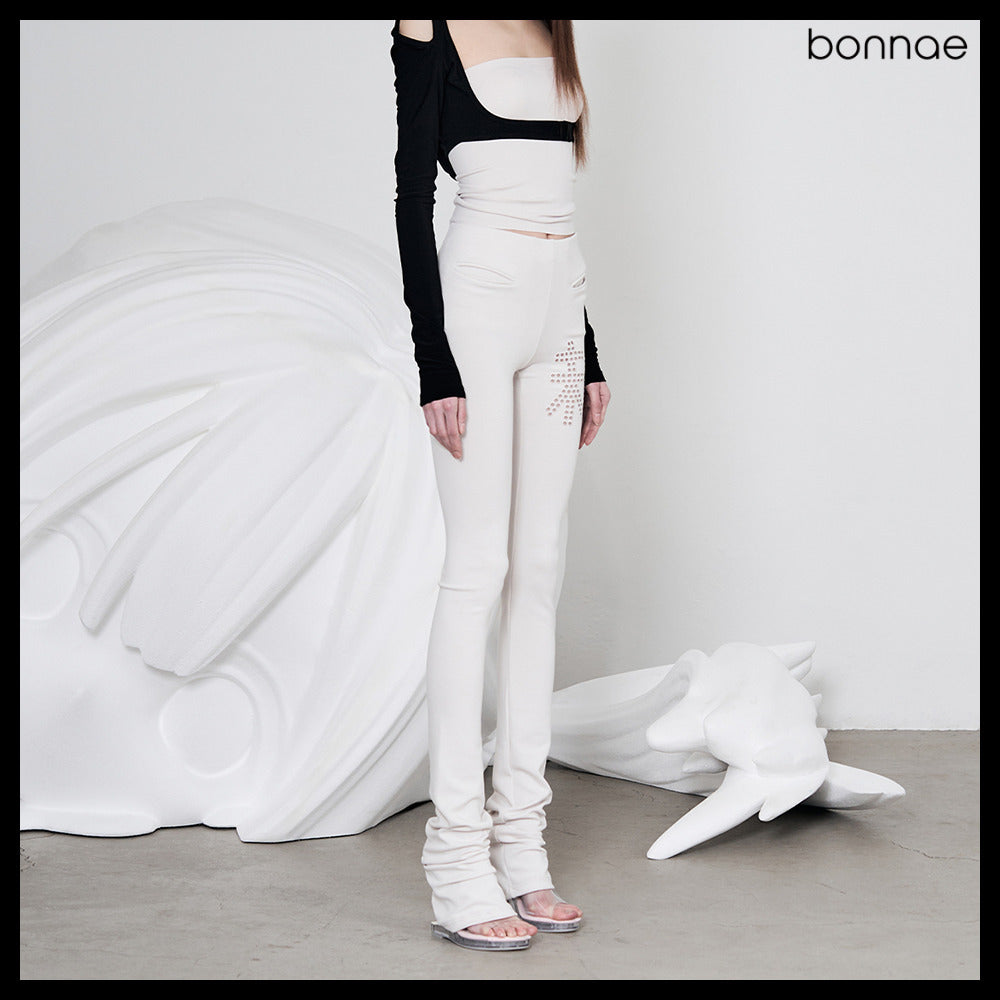 【Bonnae】Stacked Leggings 2Colors