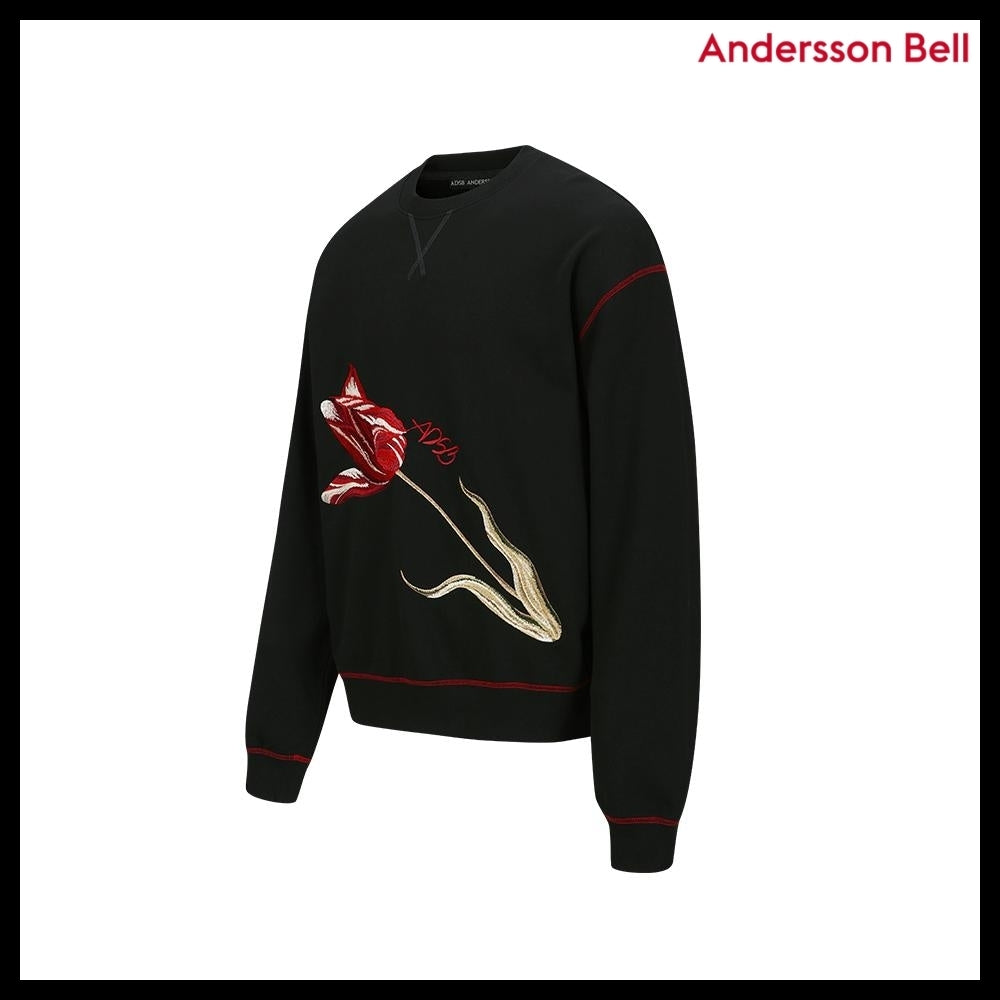 【ANDERSSON BELL】Essential ADSB Floor Sweatshirt Black