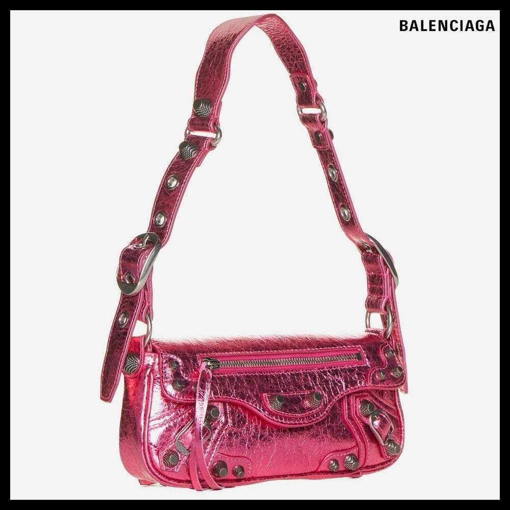 【BALENCIAGA】Cagole XS Leather Bag in Pink