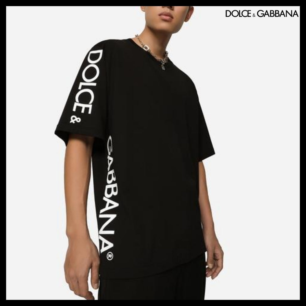 【Dolce&Gabbana】COTTON ROUND NECK T SHIRT DOLCE GABBANA