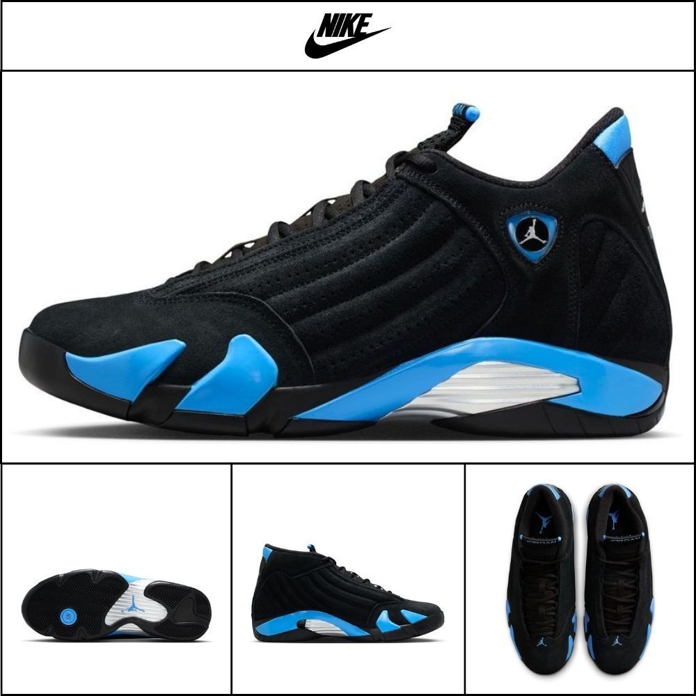 【NIKE】AIR JORDAN 14 Retro Black University Blue