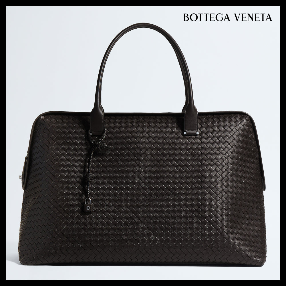 ◆BOTTEGA VENETA◆LARGE VAPORETTO BOSTON BAG ESPRESSO